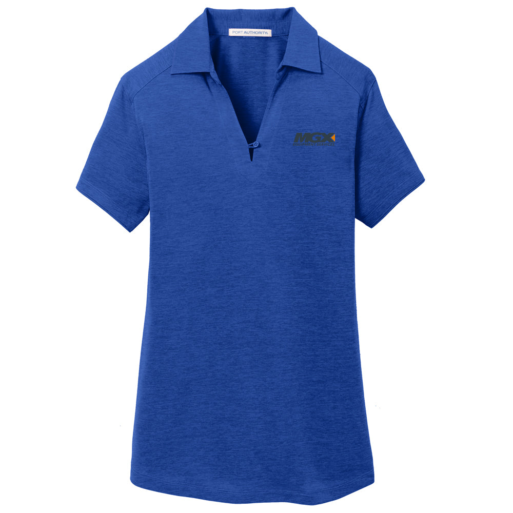 Port Authority Women's Digi Heather Performance Polo