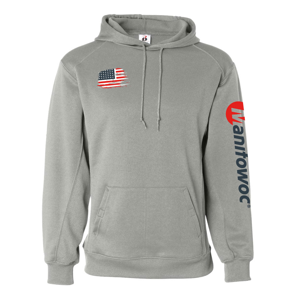 Manitowoc Badger Performance Fleece Hoodie - Main Image