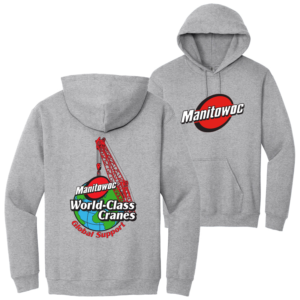 Manitowoc World Class Cranes Hooded Sweatshirt