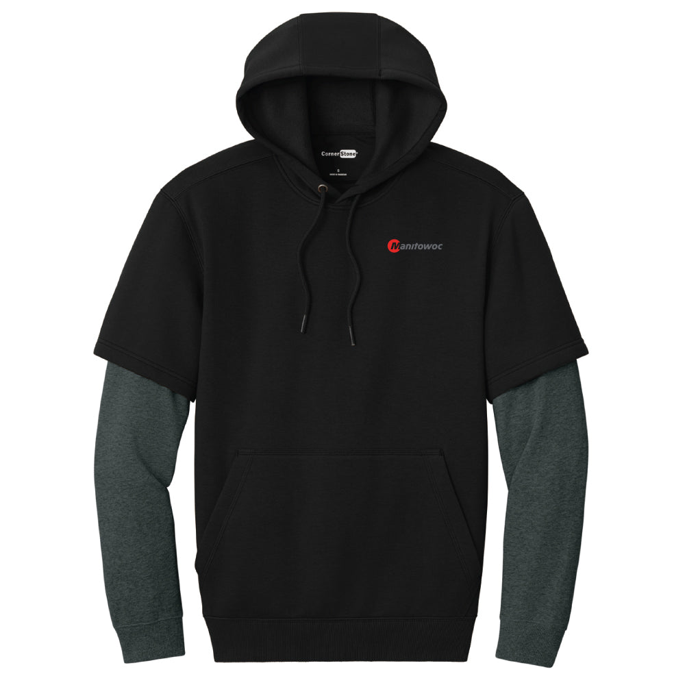 Cornerstone Tough Fleece Layered Hoodie