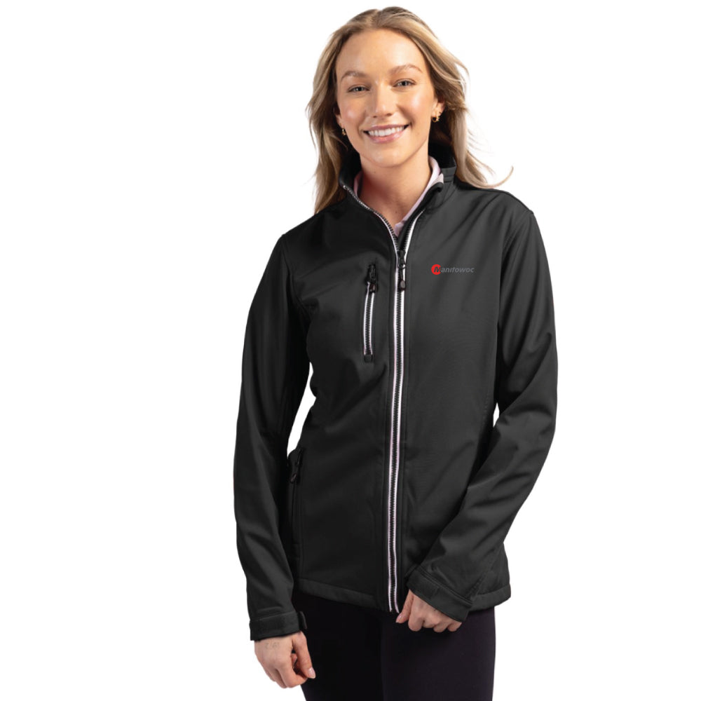 Ladies Clique Stretch Softshell Full Zip Jacket