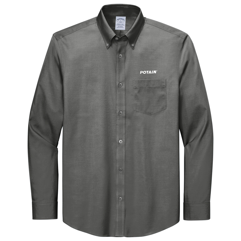 Brooks Brothers Wrinkle-Free Stretch Pinpoint Shirt