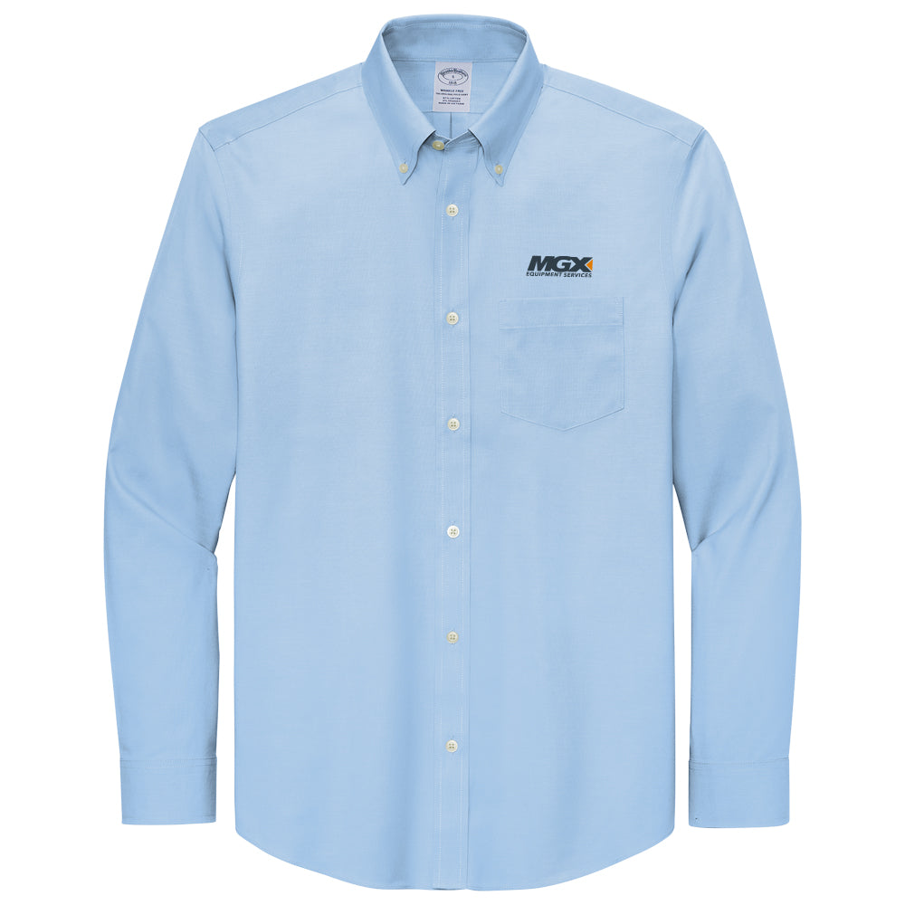 Brooks Brothers Wrinkle-Free Stretch Pinpoint Shirt