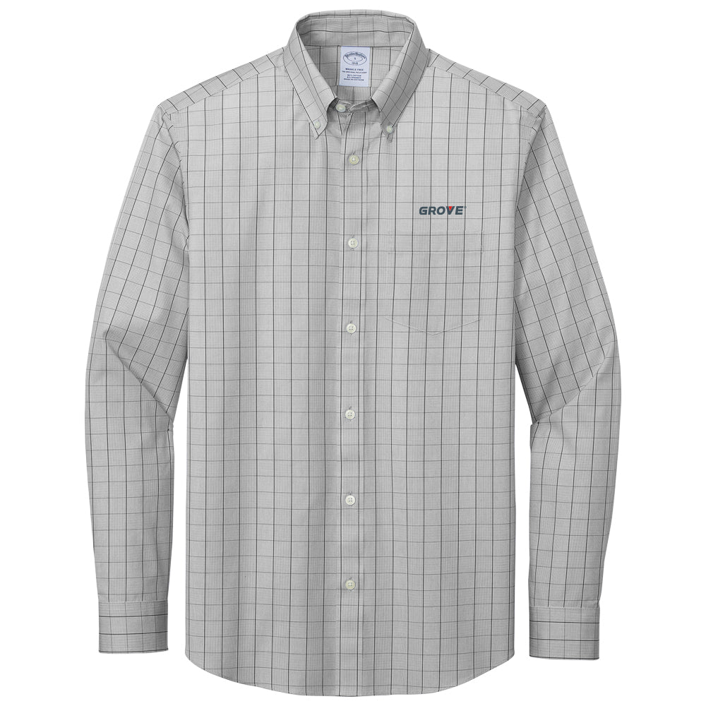 Brooks Brothers Wrinkle-Free Stretch Patterned Shirt