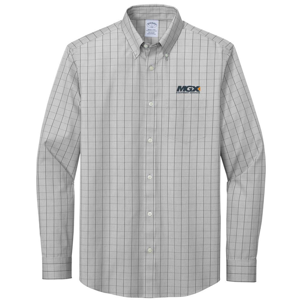 Brooks Brothers Wrinkle-Free Stretch Patterned Shirt