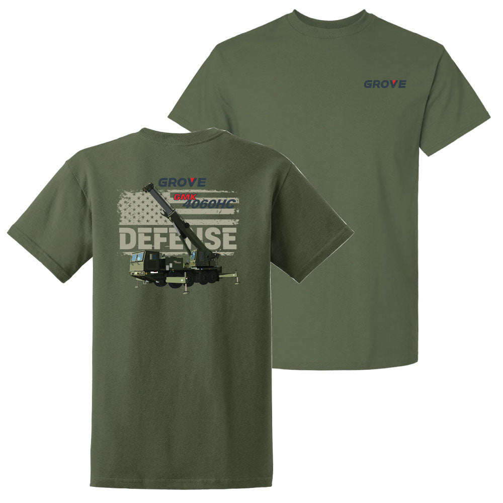 Grove T Grove GMK4060HC Defense T-Shirt – Manitowoc Cranes Store
