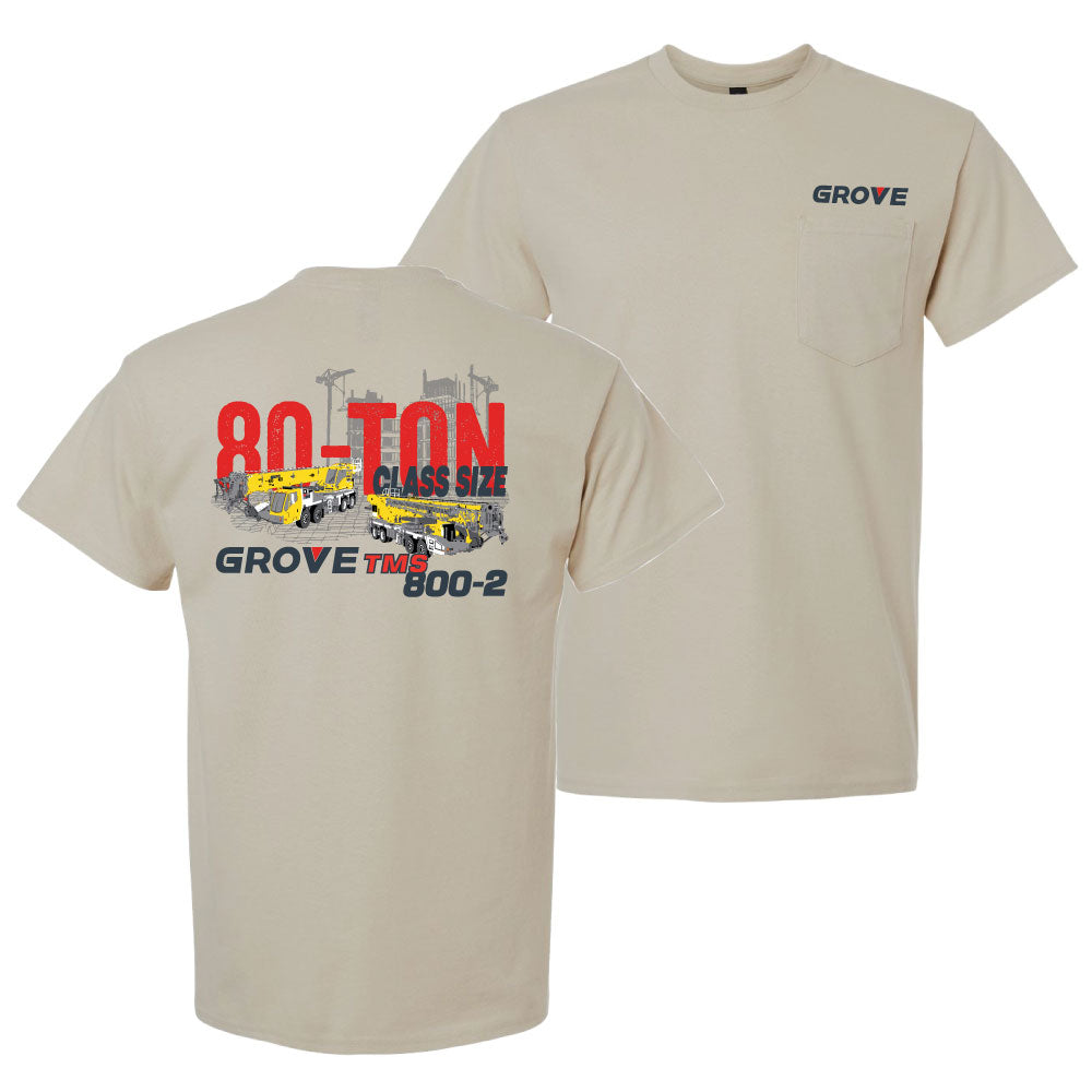 Grove T Grove TMS800-2 Pocket T-Shirt – Manitowoc Cranes Store