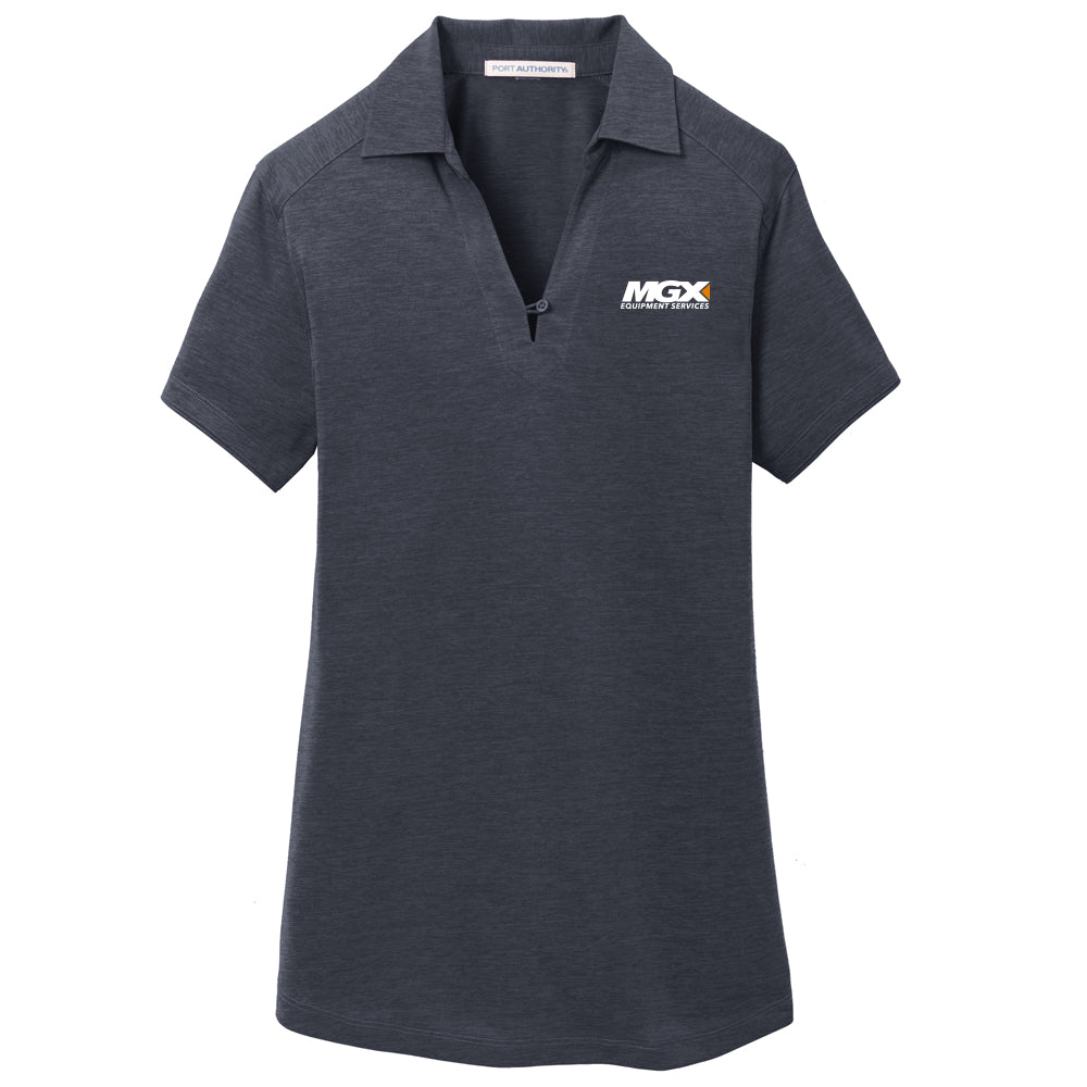 Port Authority Women's Digi Heather Performance Polo
