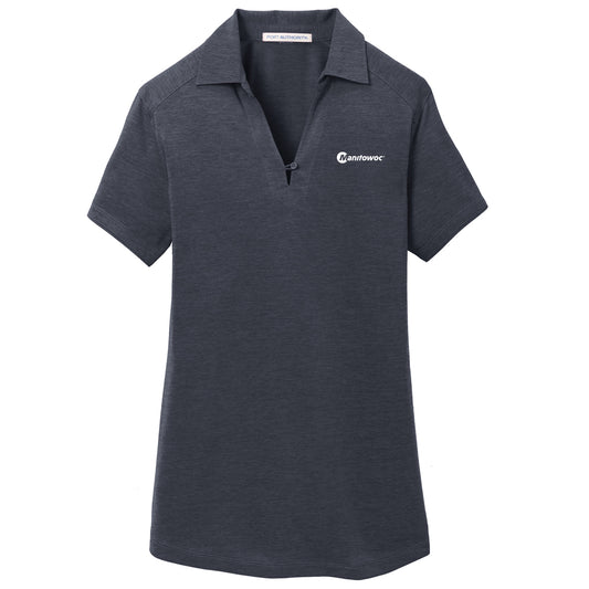 Port Authority Women's Digi Heather Performance Polo