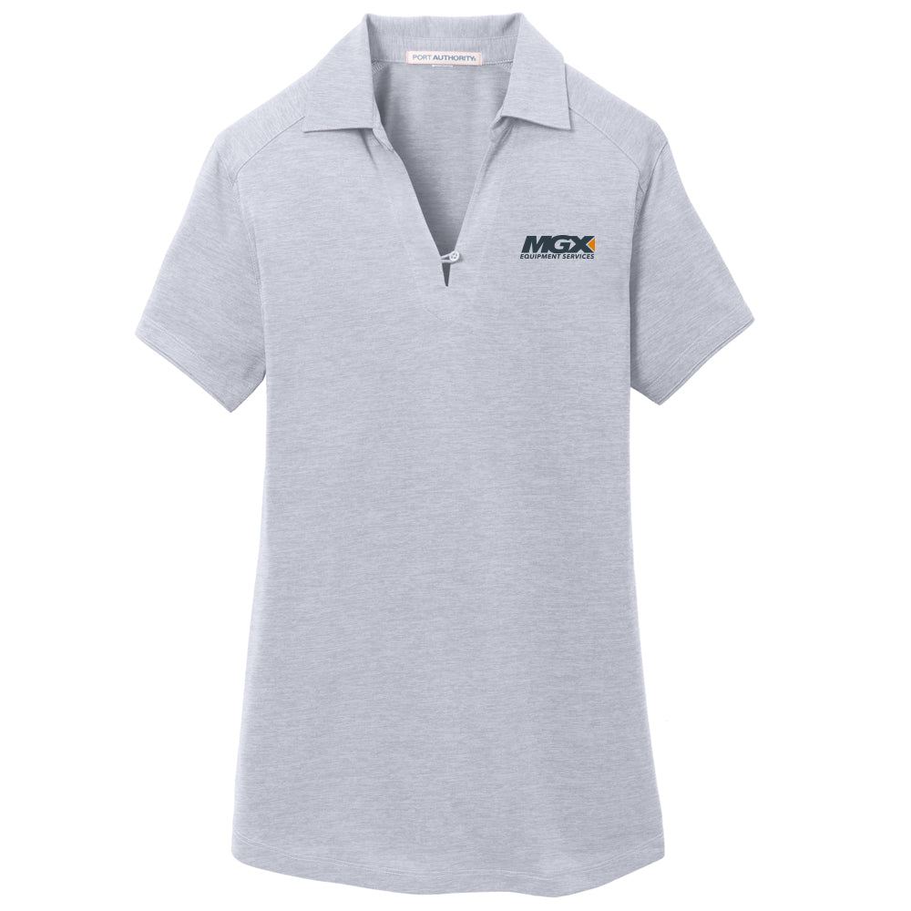 Port Authority Women's Digi Heather Performance Polo