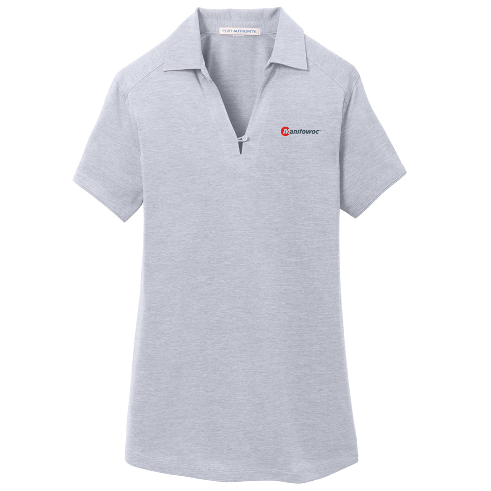 Port Authority Women's Digi Heather Performance Polo