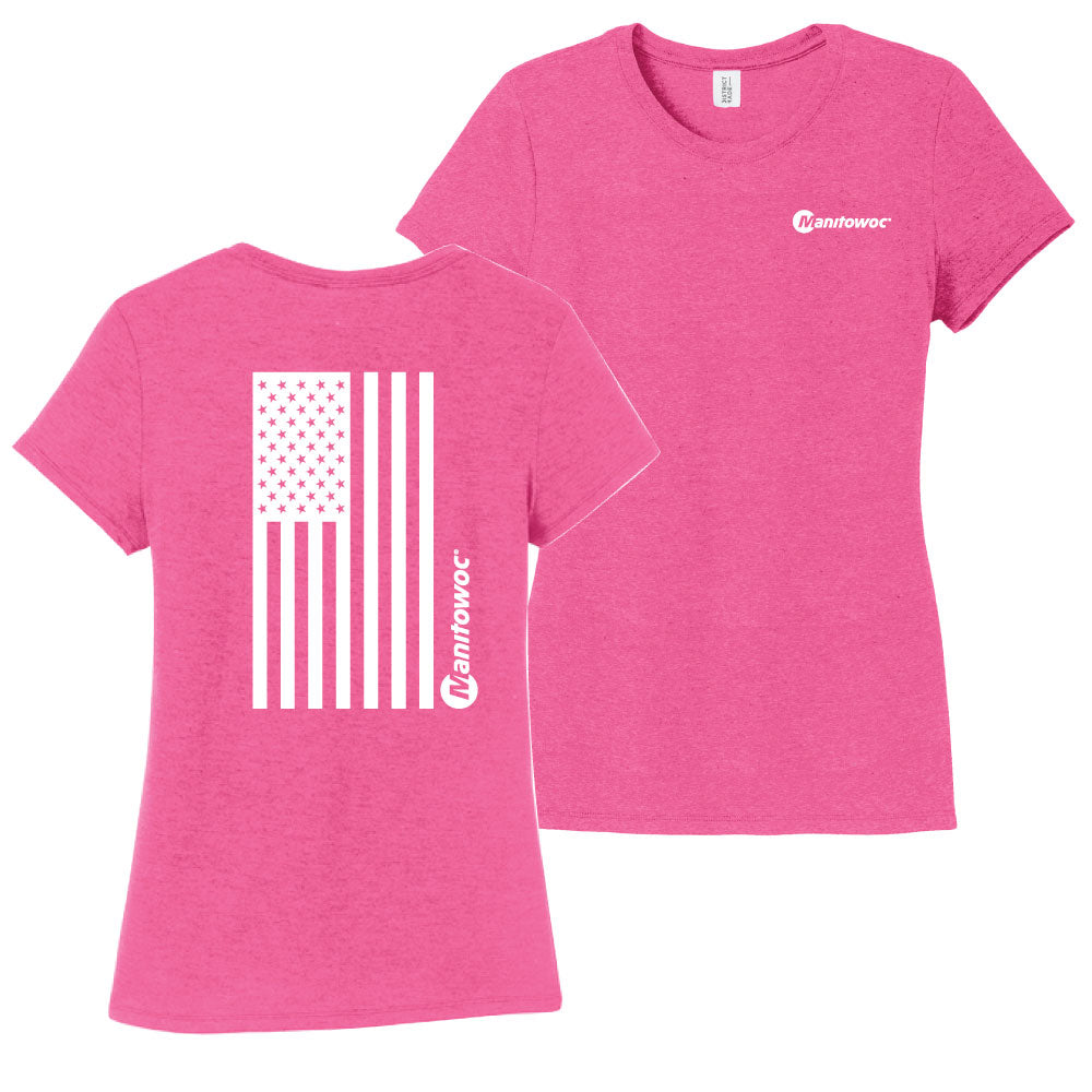 Manitowoc Ladies Pink T-Shirt