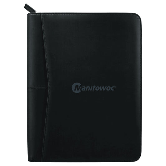 Zippered Ultrahyde Padfolio