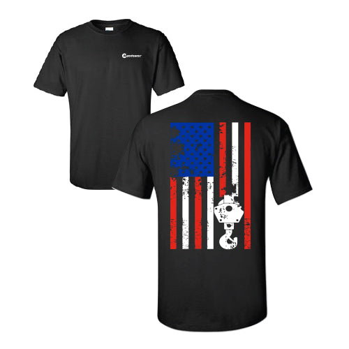 Manitowoc Load Block Flag T-Shirt