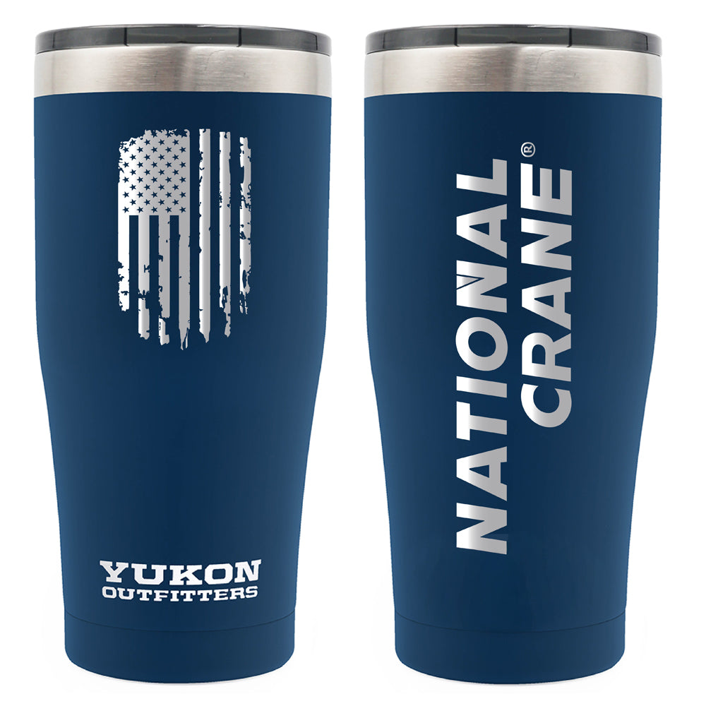 National Crane 20oz Yukon Outfitters Tumbler (Navy)